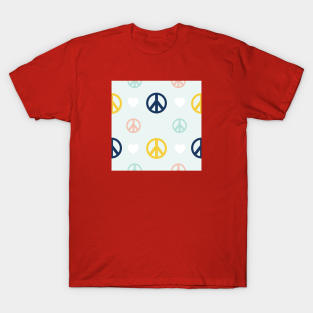 Colorful Peace Prosperity Calm Pattern T-Shirt